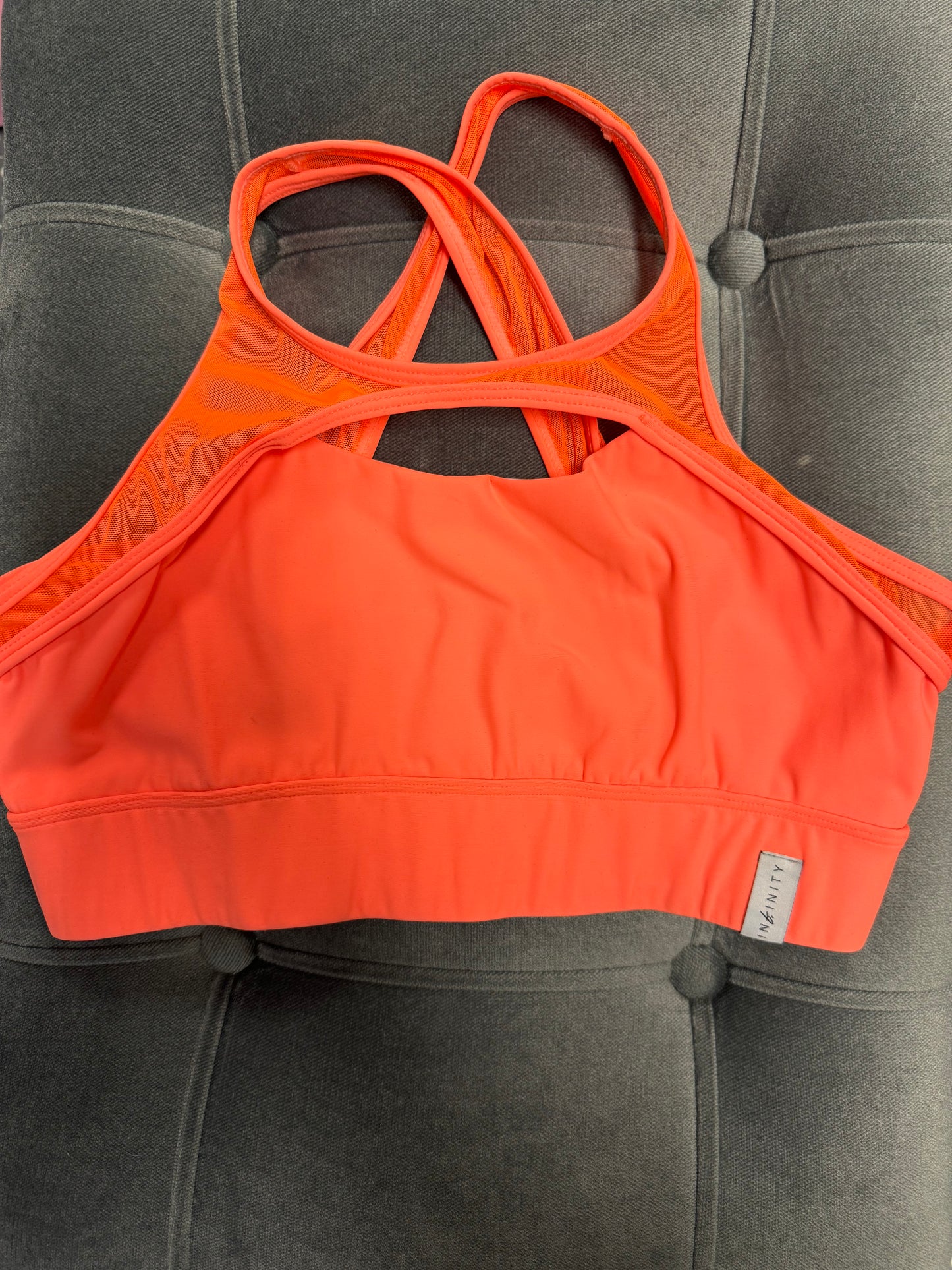 Open chest mesh top