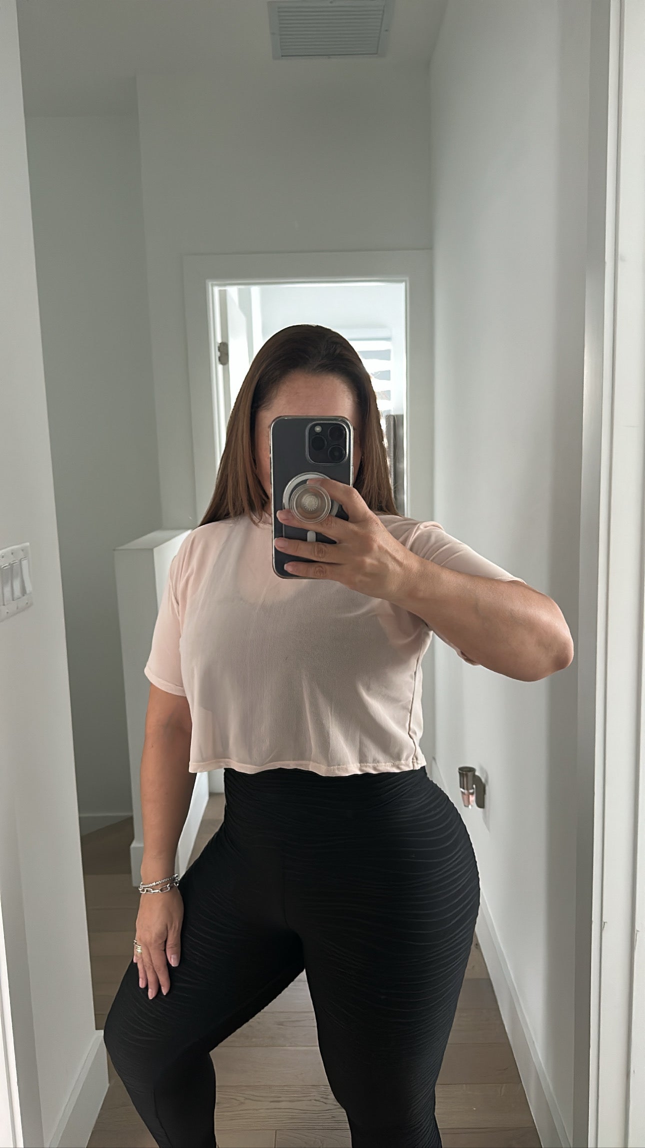 Mesh crop top