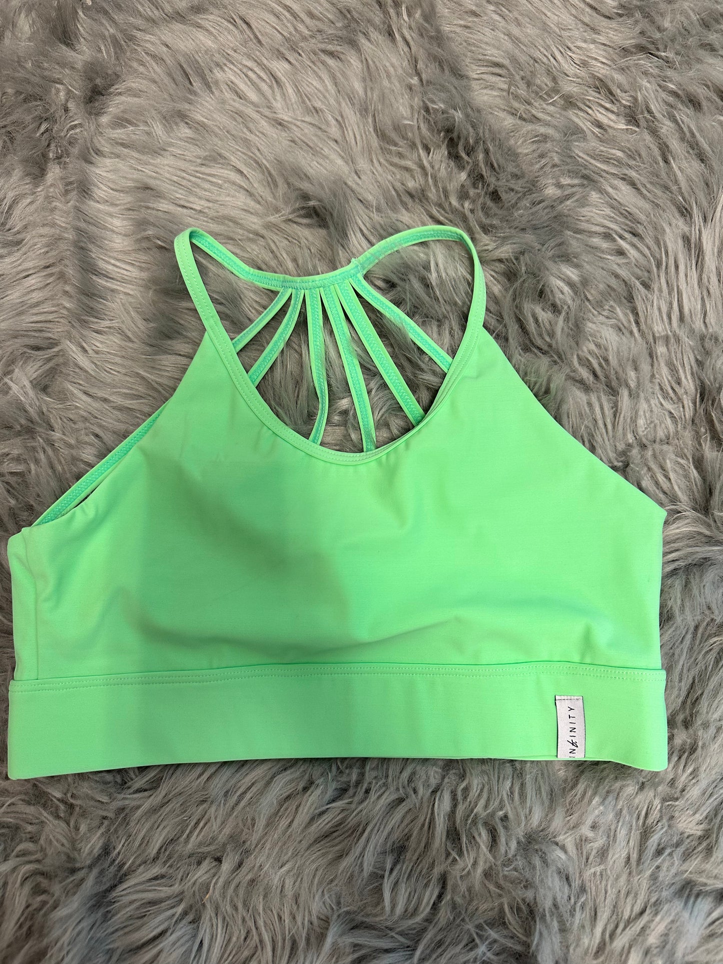 Halter cross back top