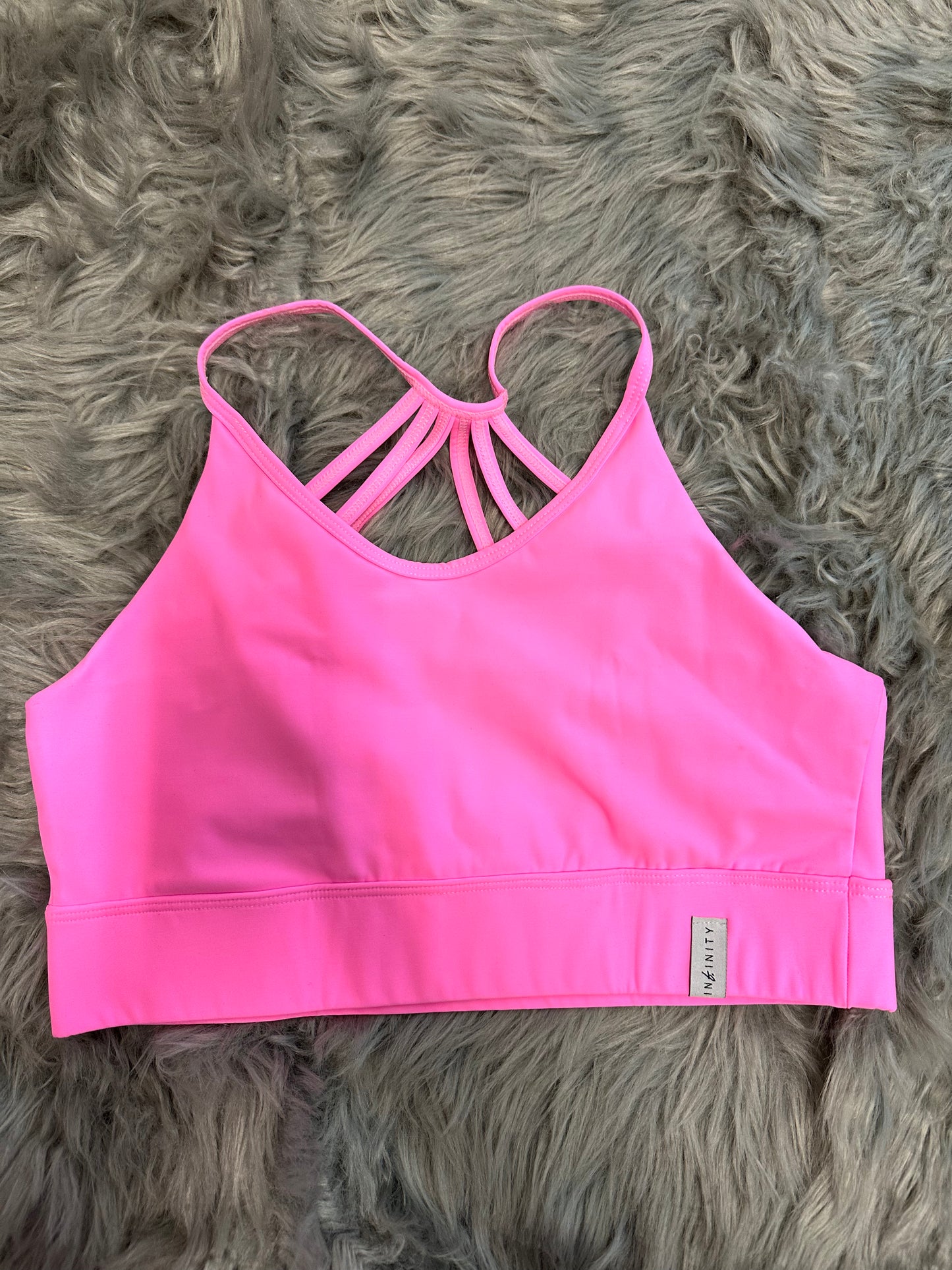 Halter cross back top