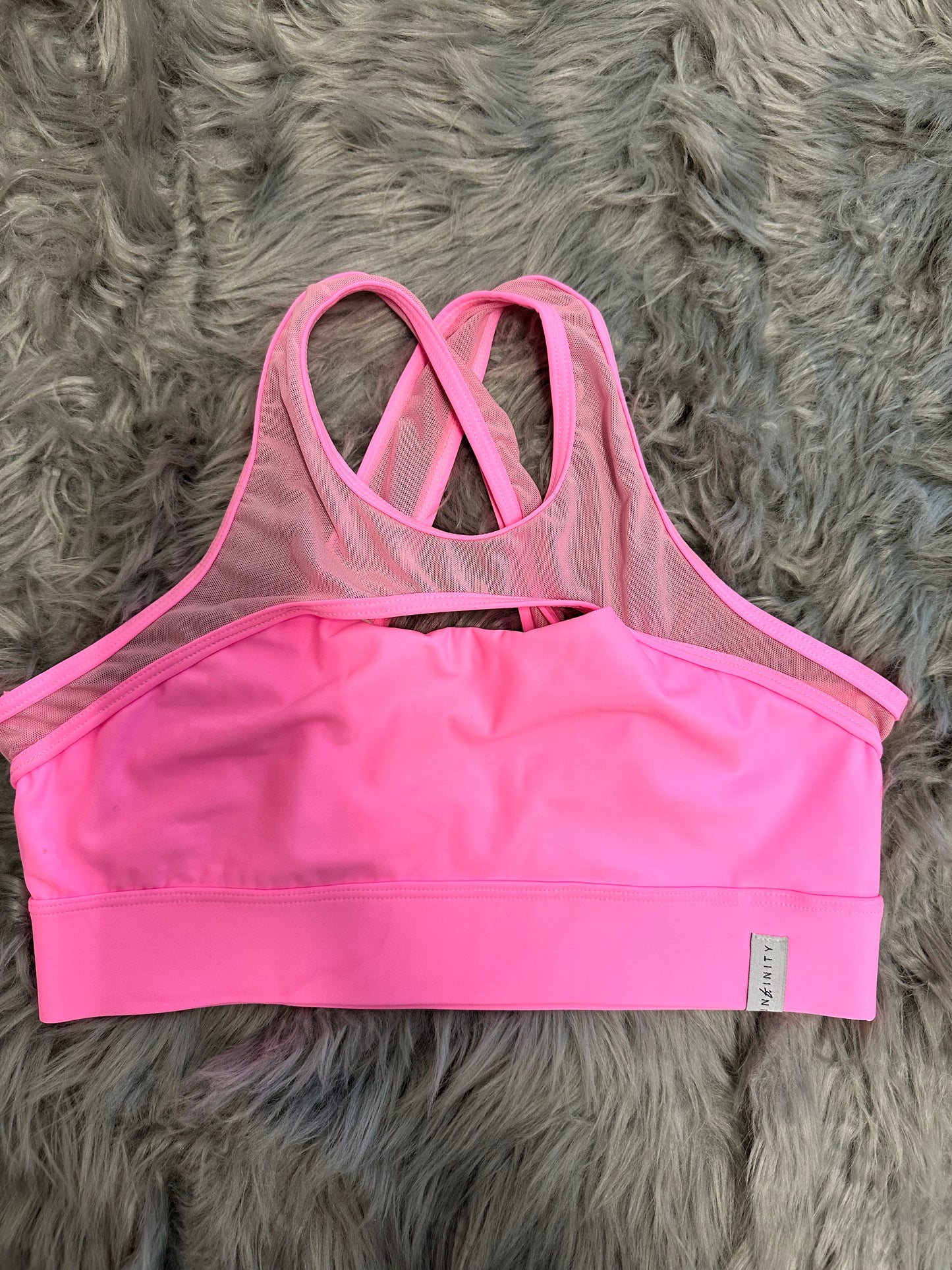 Open chest mesh top