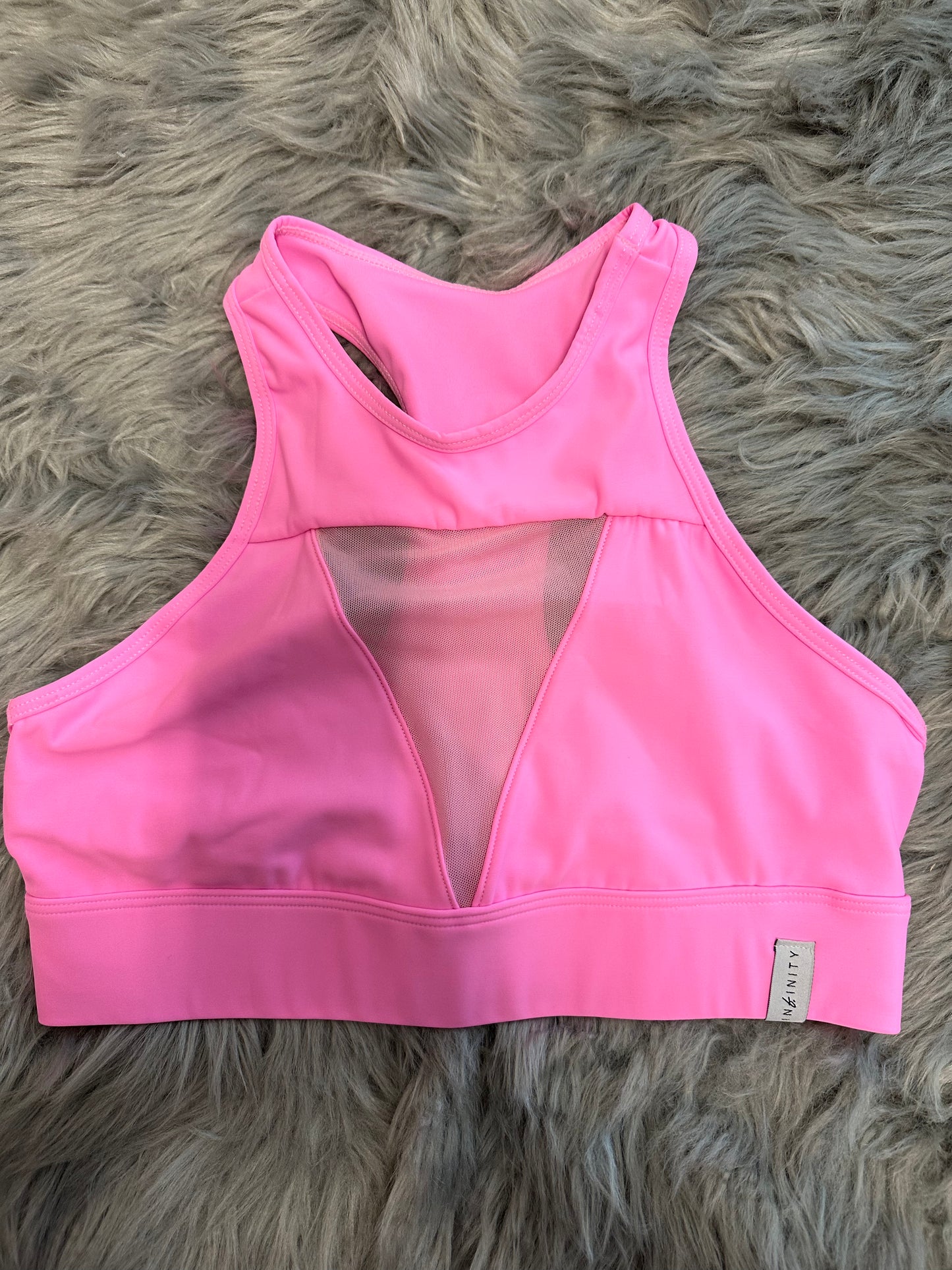 V neck mesh top