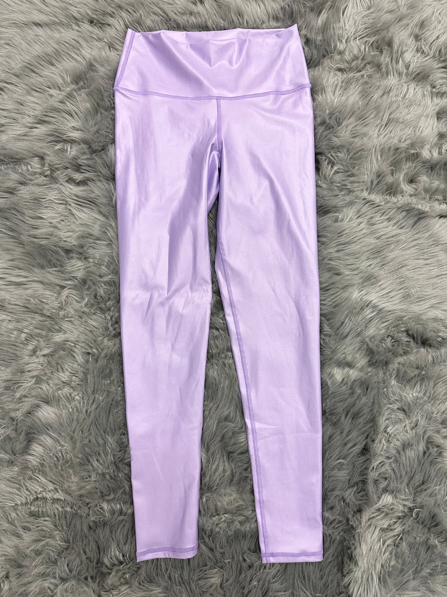 Leather effect leggings