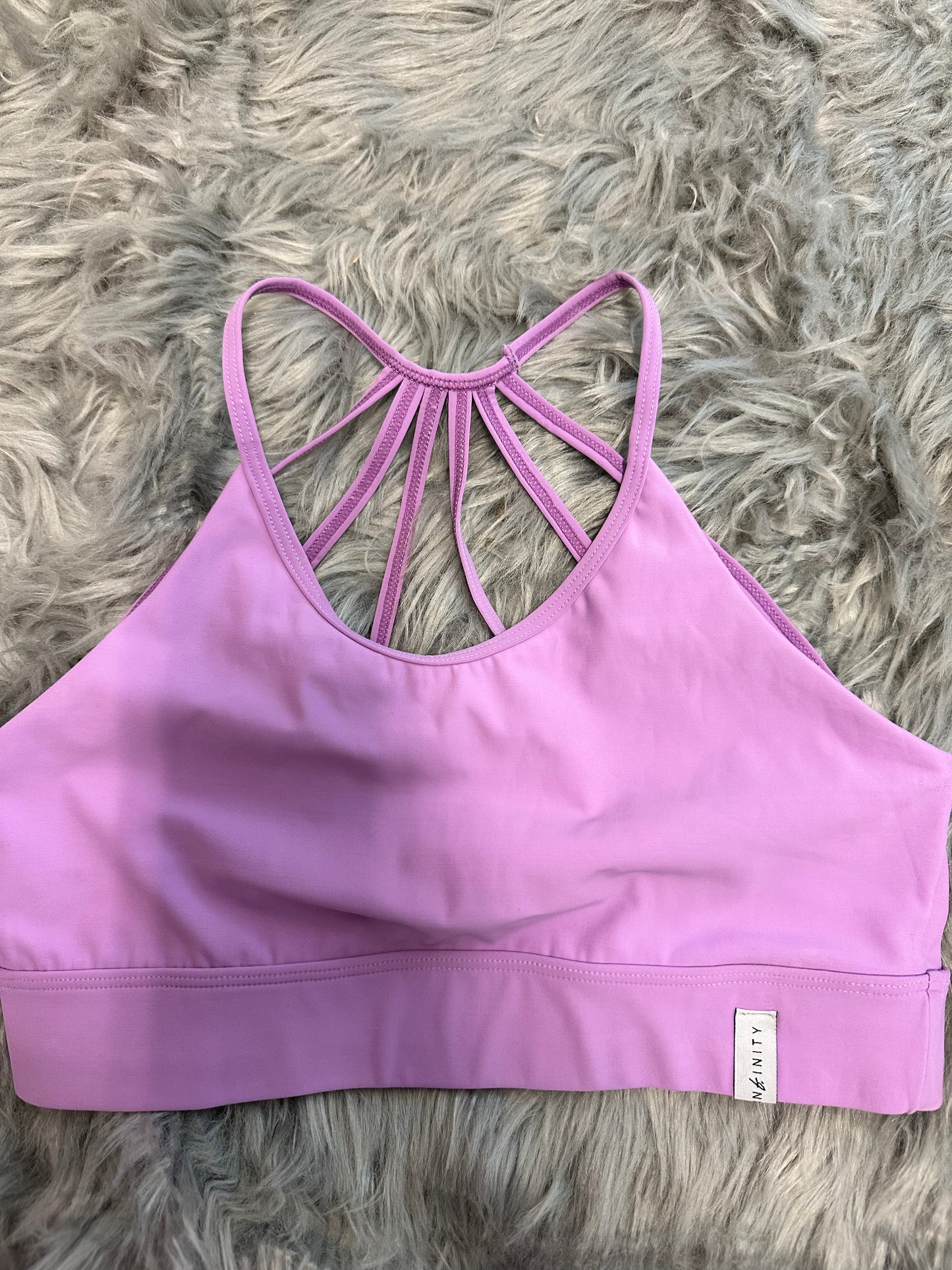 Halter cross back top