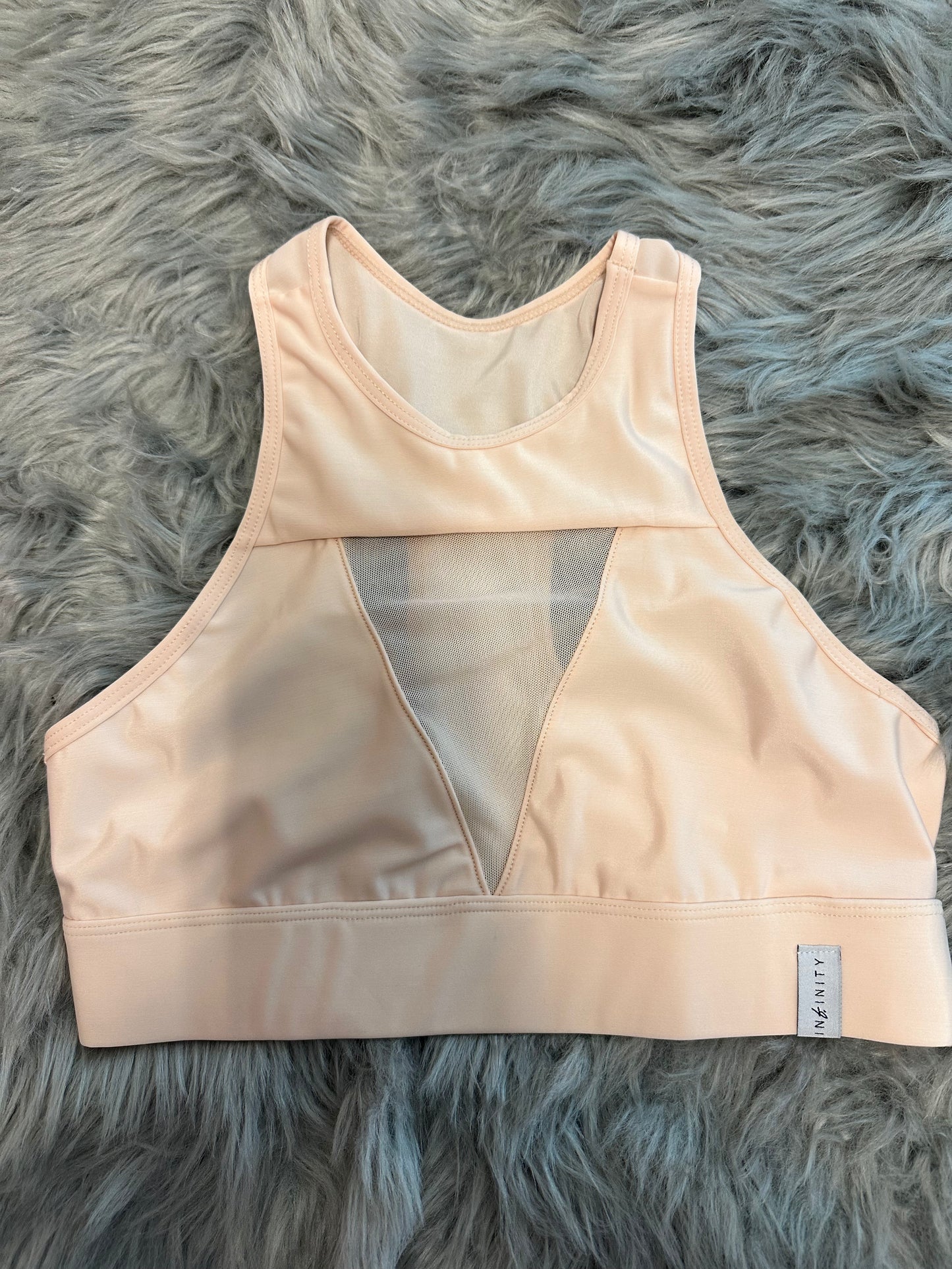 V neck mesh top