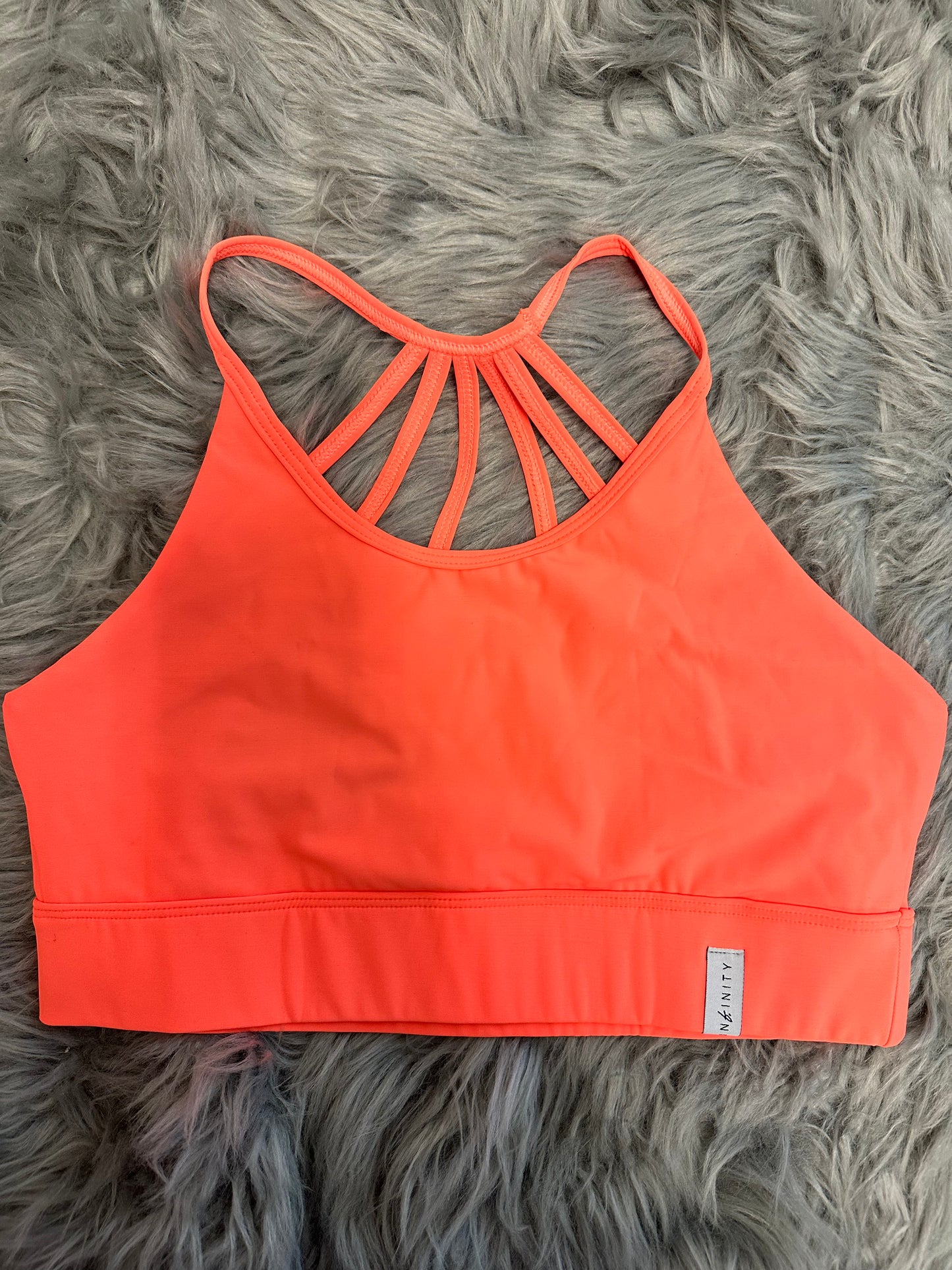 Halter cross back top