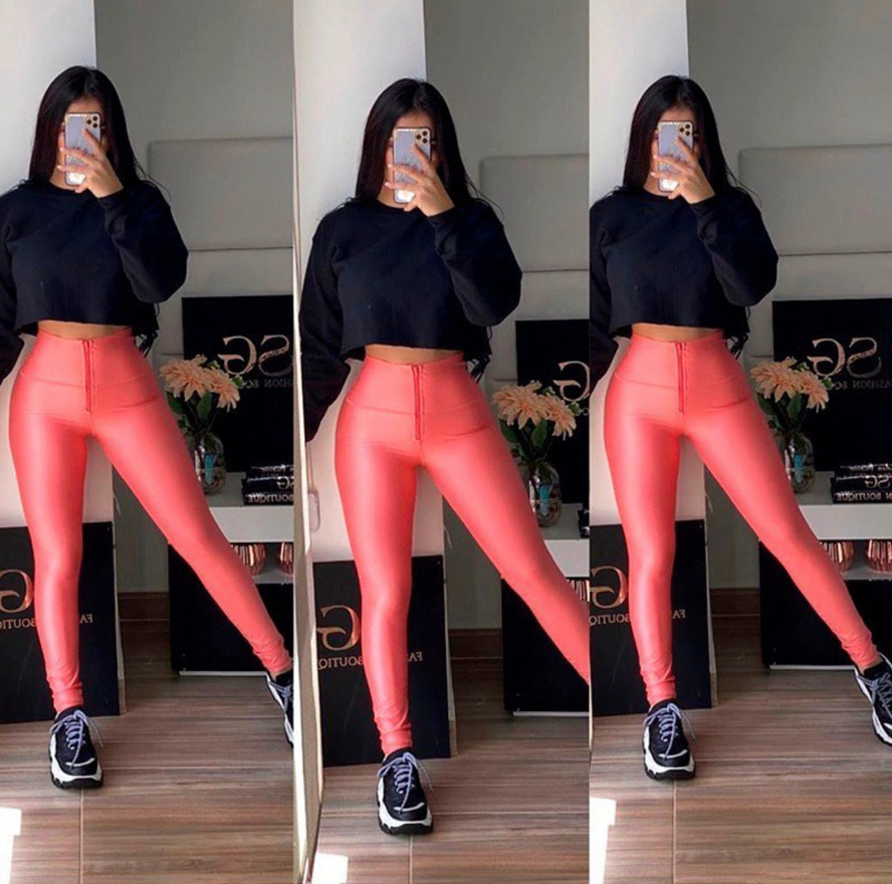 Leather Effect Leggings