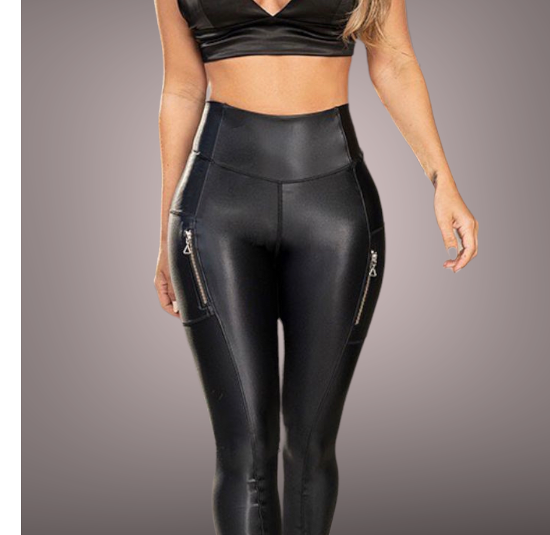 Leather Effect Leggings